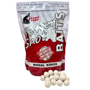 Migdał Kokos 18mm 1kg Kulki Proteinowe Bandit Carp - obrazek 1